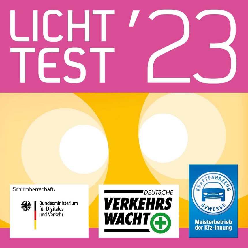 Plakette-Licht-Test 2023